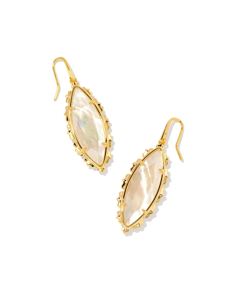 Genevieve Gold Drop Earrings