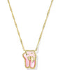 Ballet Gold Short Pendant Necklace