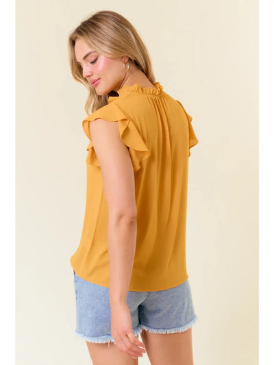 Daffodil Ruffle Top