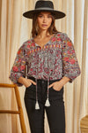 Babydoll Embroidery Top