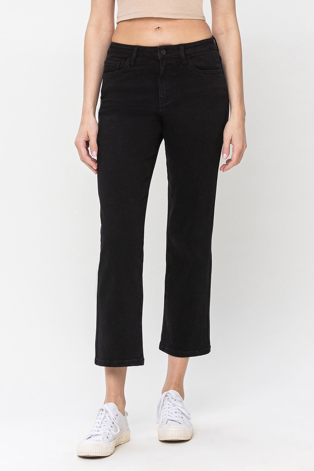 Vervet "Catchy" High Rise Ankle Straight Jeans