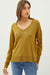 Goldenrod Drop Shoulder Sweater