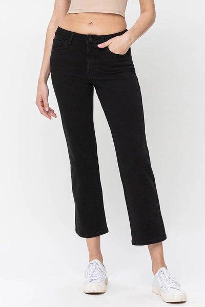 Vervet by Flying Monkey High Rise Ankle Straight Jeans