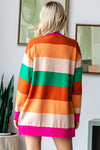 Pop of Color Knit Cardigan