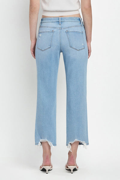 Vervet Victoria High Rise Straight Jeans