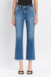 Vervet High Rise Ankle Straight Denim in Vandross