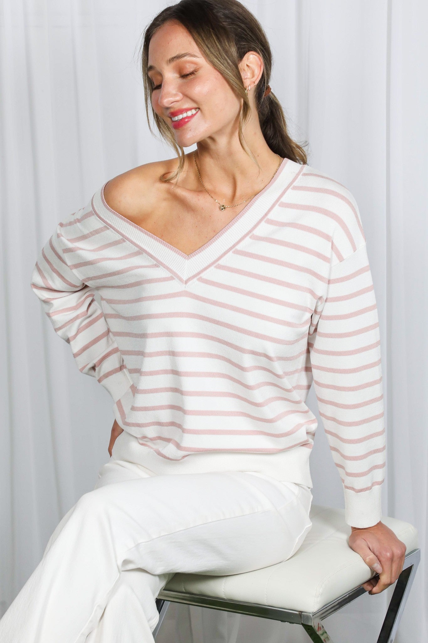 Blush Stripes