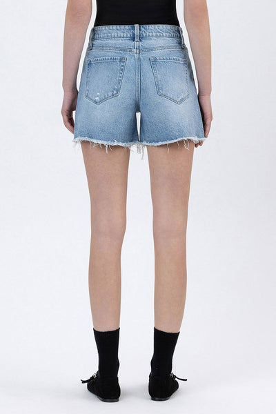 Vervet Jayde High Rise Boyfriend Denim Shorts