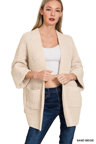 Oversized Open Cardigan Sweater