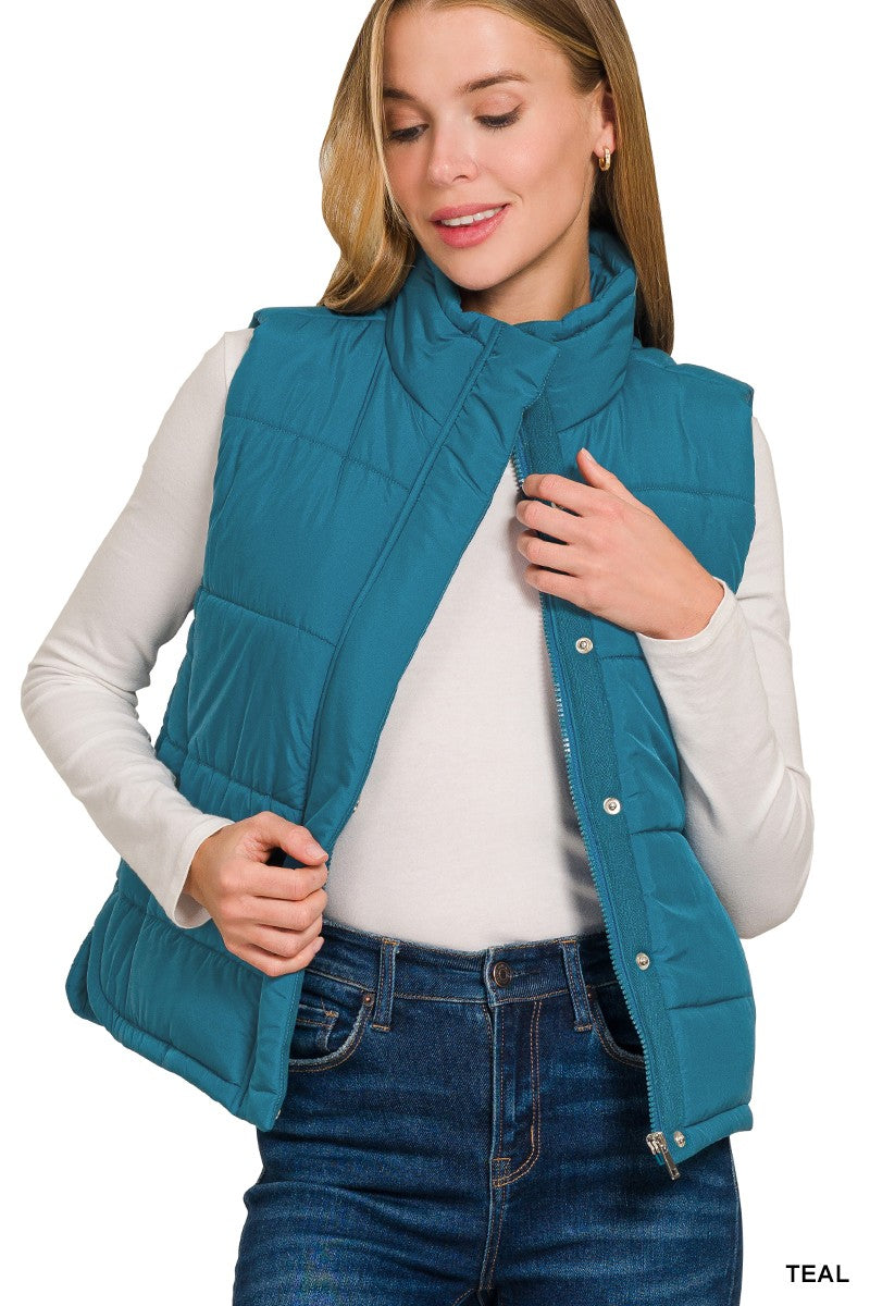 Sleeveless Quilted Vest