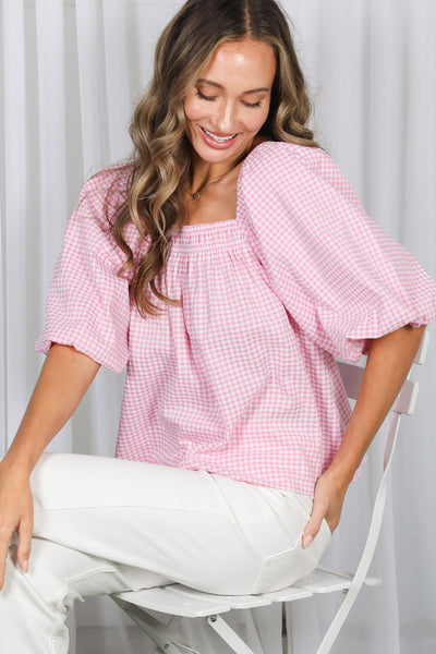 Gingham Top
