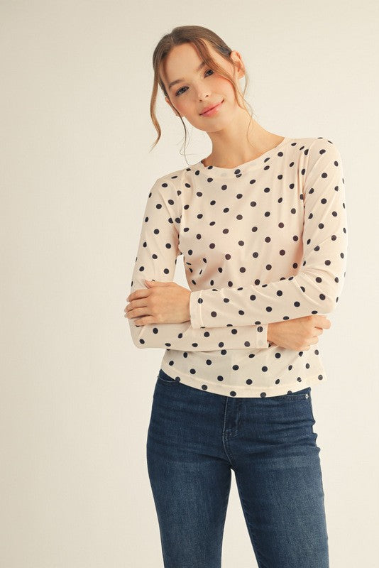 Poppin' Polka Dot Top