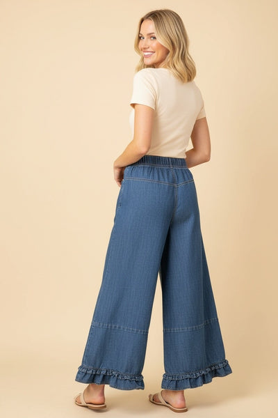 Ruffles on the Hem Pants