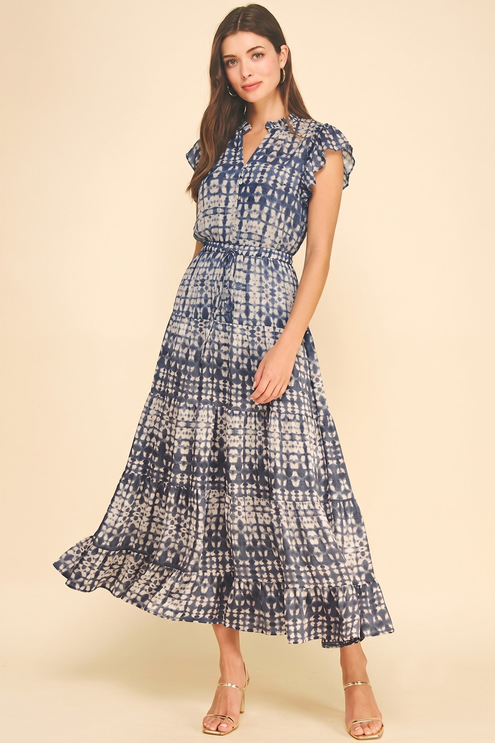 Dusty Blue Nights Dress