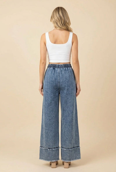Florals in Fall Denim