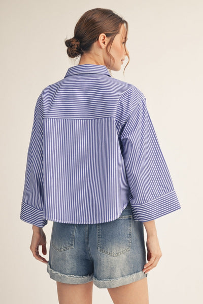 Bell Sleeved Crop Top