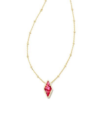 Kinsley Gold Short Pendant Necklace