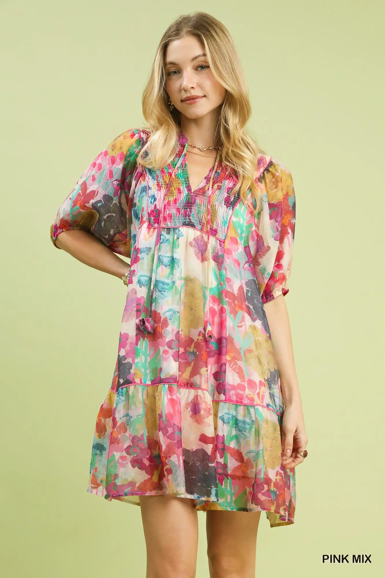 Watercolor Painting Dress