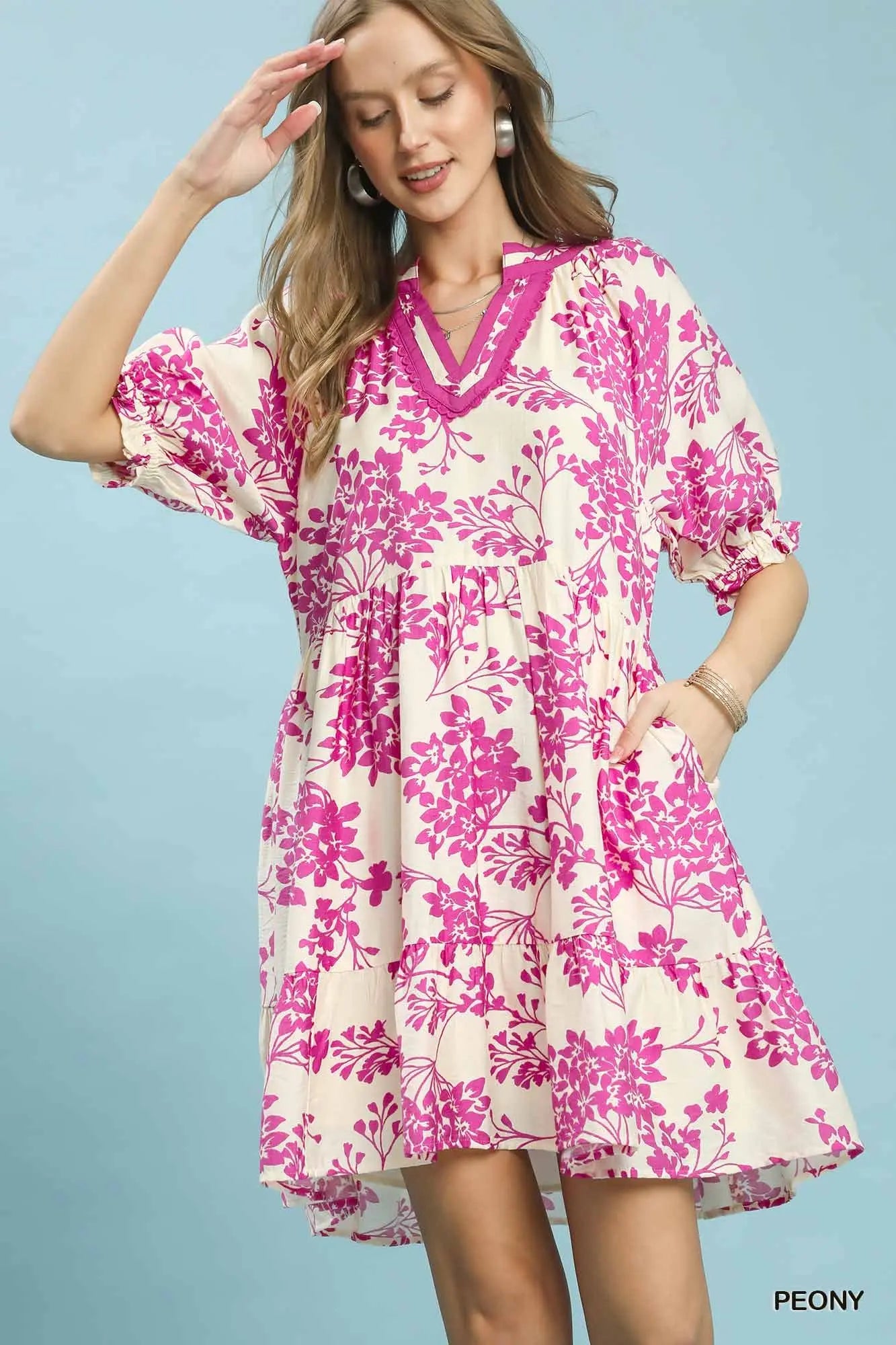 Pink Peony Dress