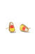 Candy Corn Stud Earrings in Gold