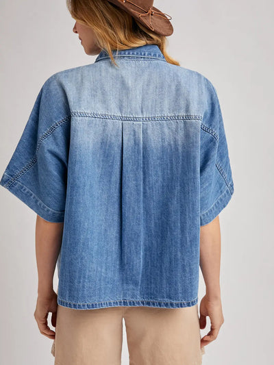 Denim Boxy Top