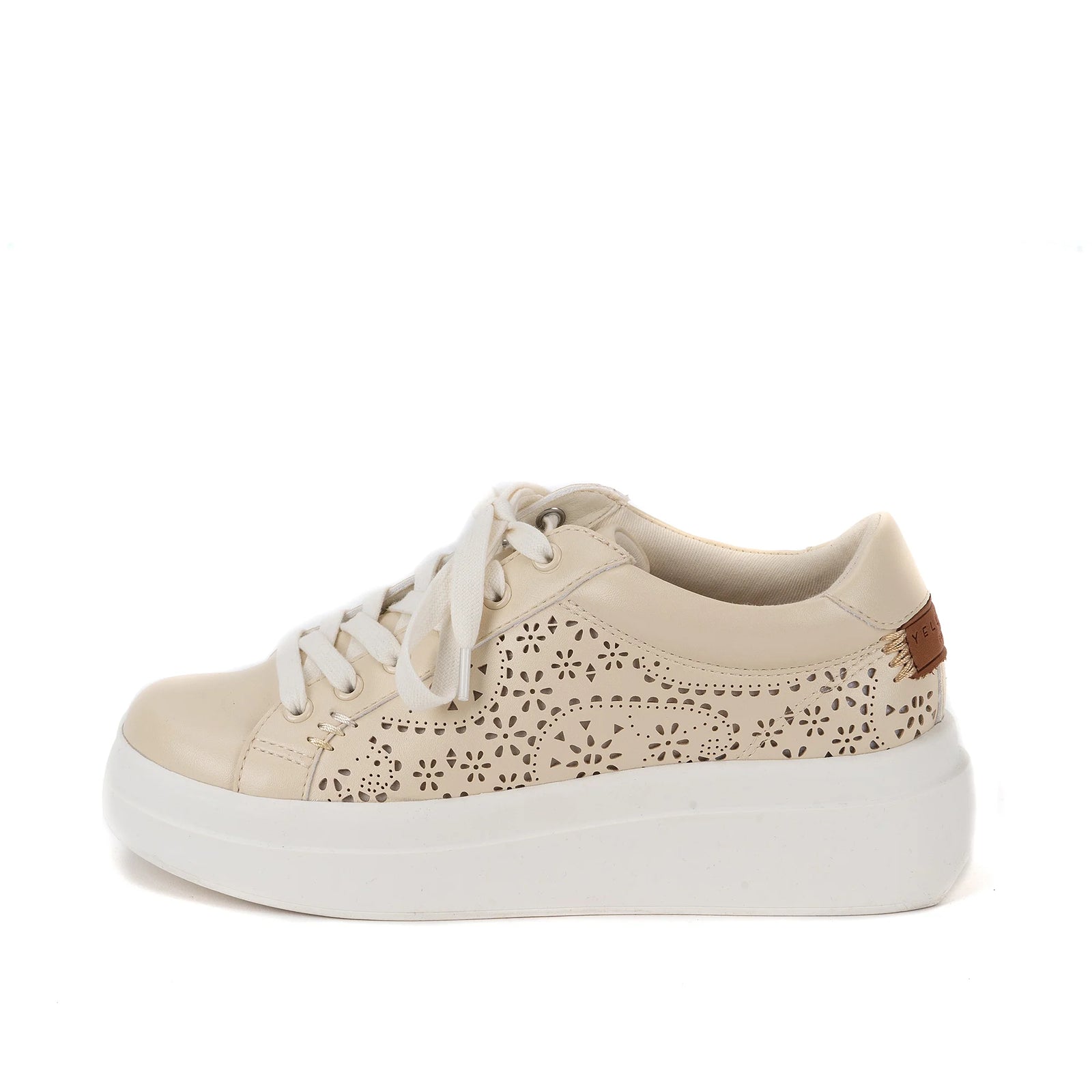 Yellowbox Everlie Flatform Sneaker in Natural