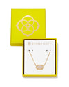 Elisa Pendant Gold Necklace Boxed