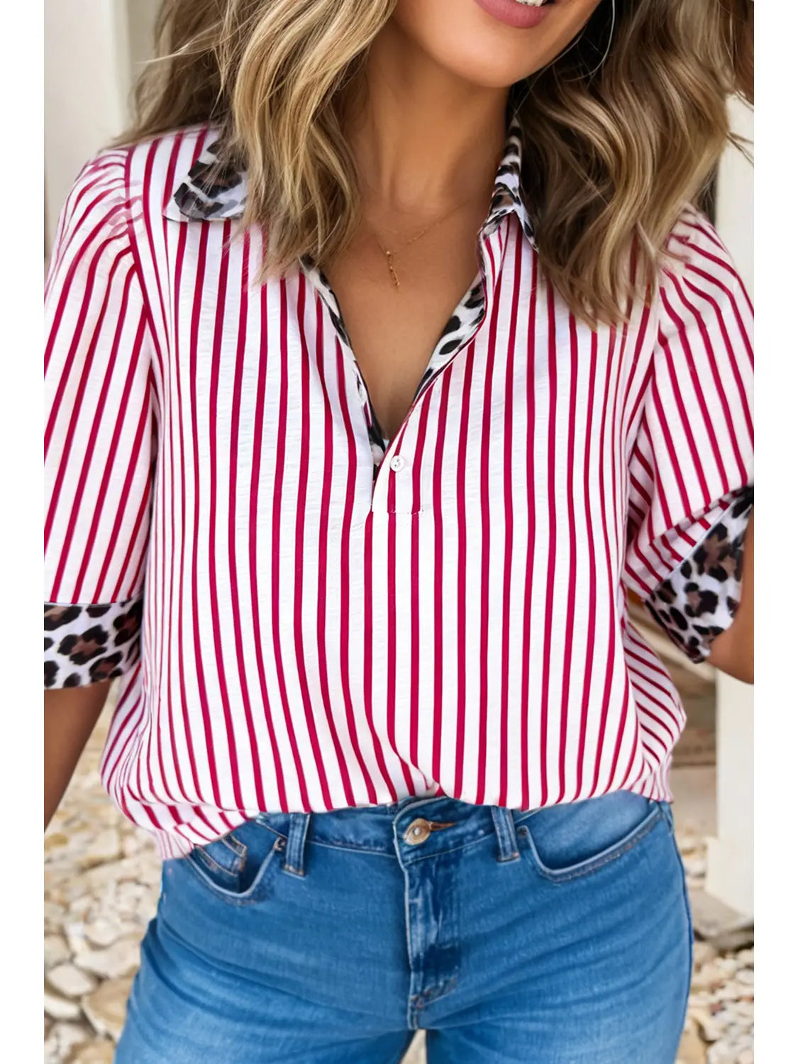 Leopard & Candy Stripes