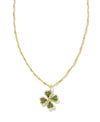 Clover Crystal Pendant Necklace