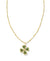 Clover Crystal Pendant Necklace