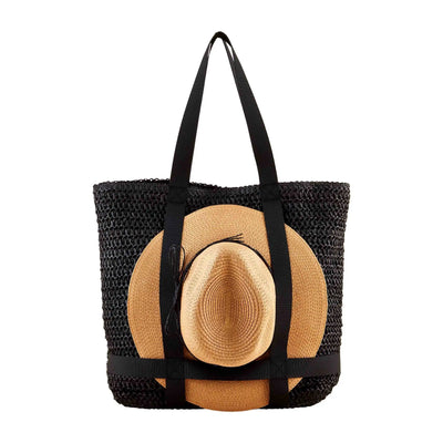 Mud Pie Hat & Tote Set