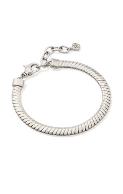 Lex Chain Bracelet in Silver Metal