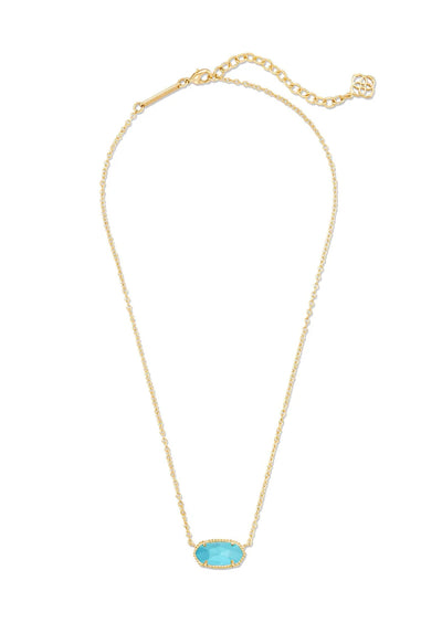 Elisa Pendant Necklace in Gold