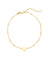 Ari Heart Delicate Chain Bracelet in 18k Yellow Gold