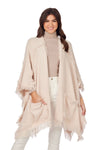 Whit Fringe Poncho