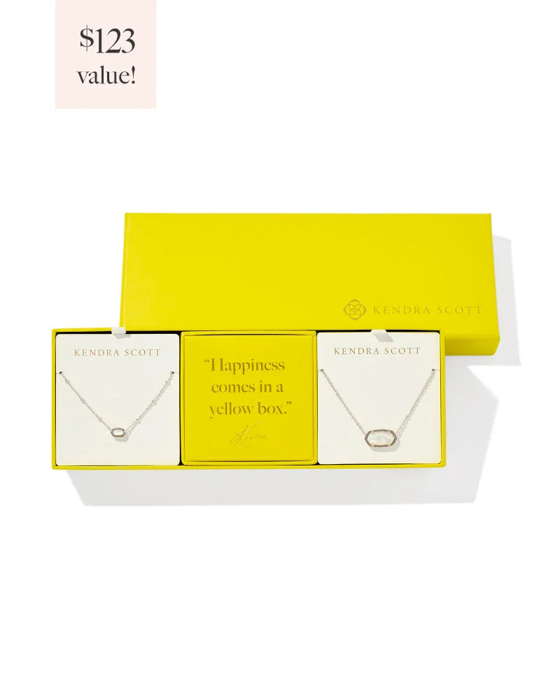 Elisa Silver Gift Set of 2