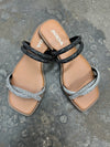 Combine Sandal in Gunmetal by Soda