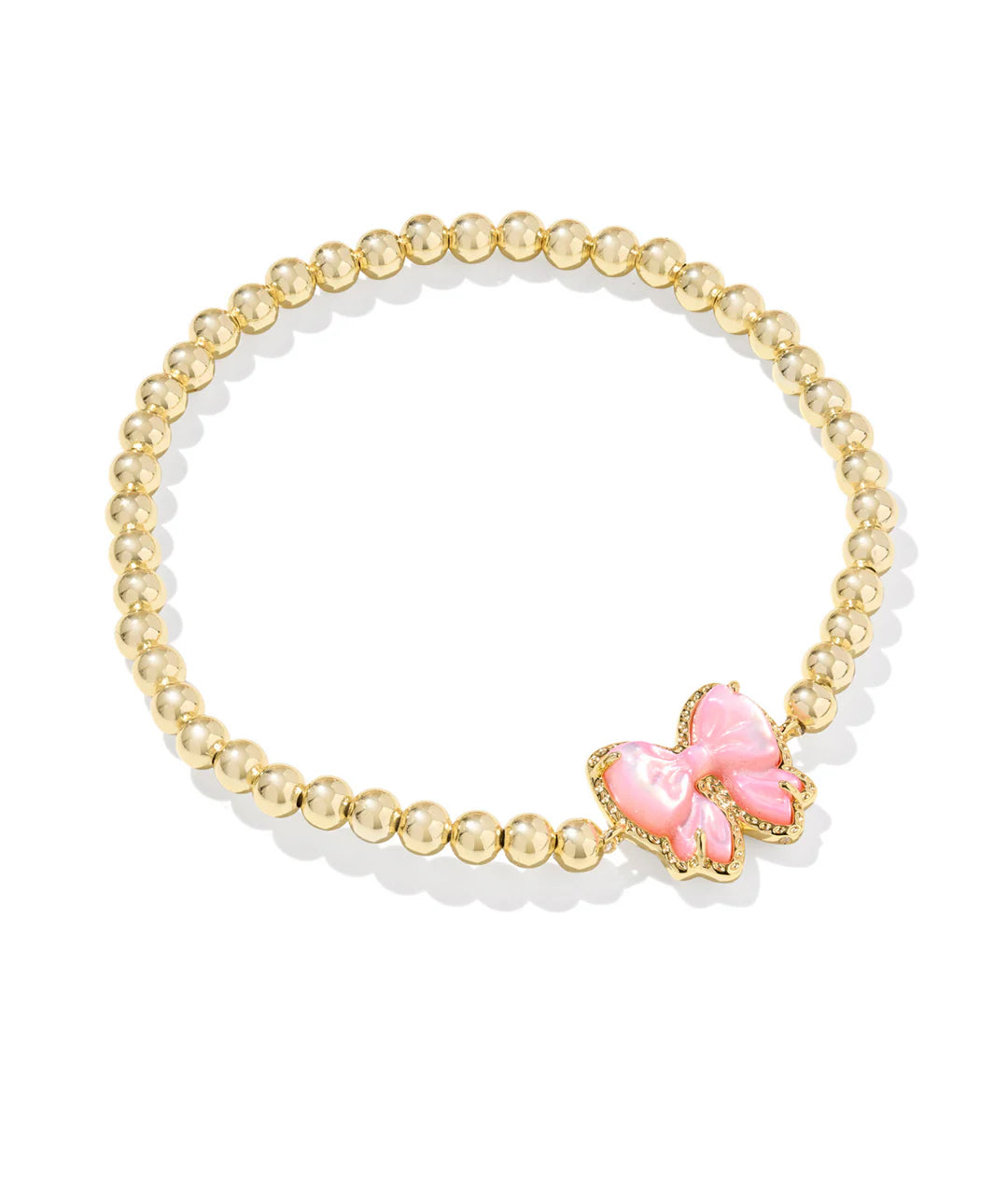 Haley Bow Stretch Bracelet in Gold
