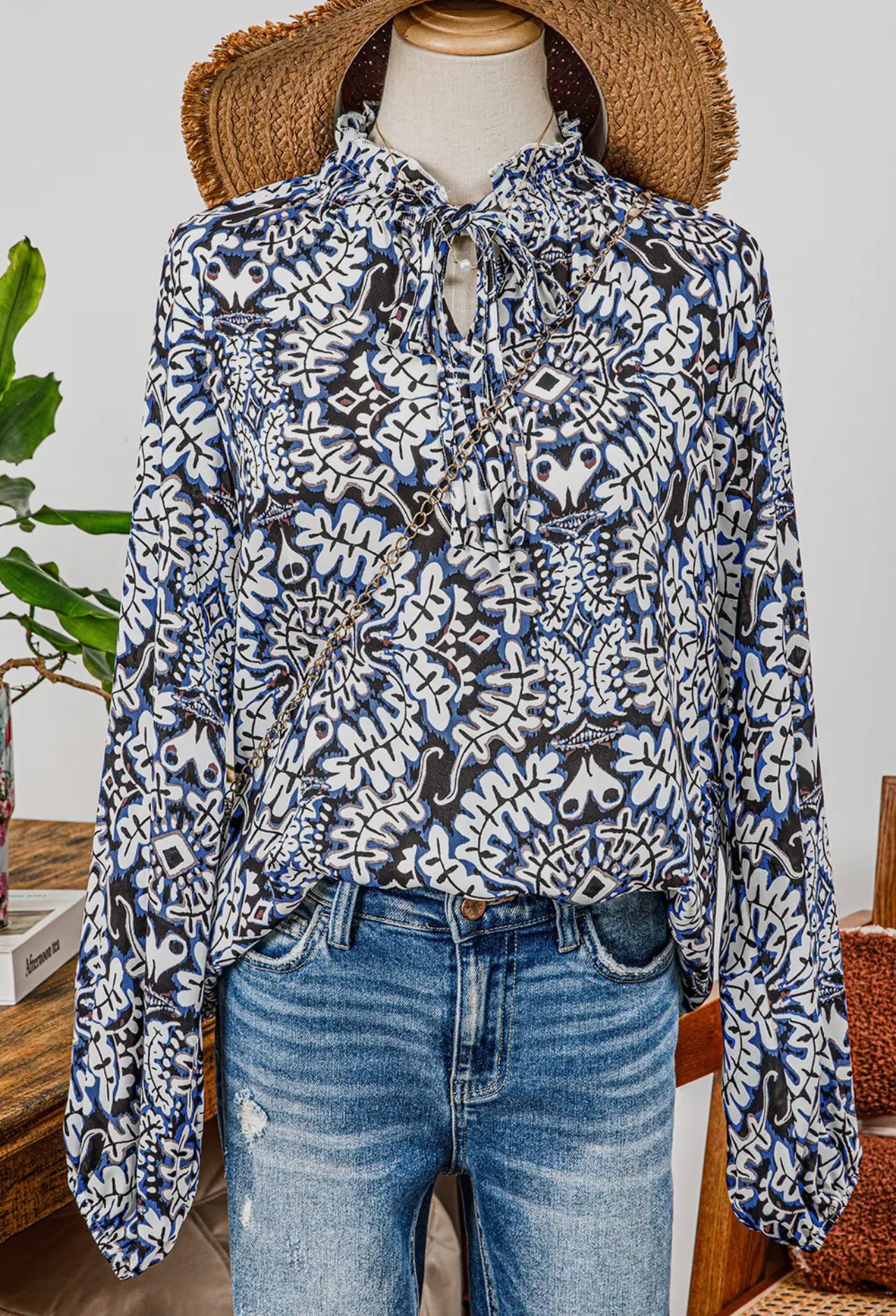 Midnight Indigo Top