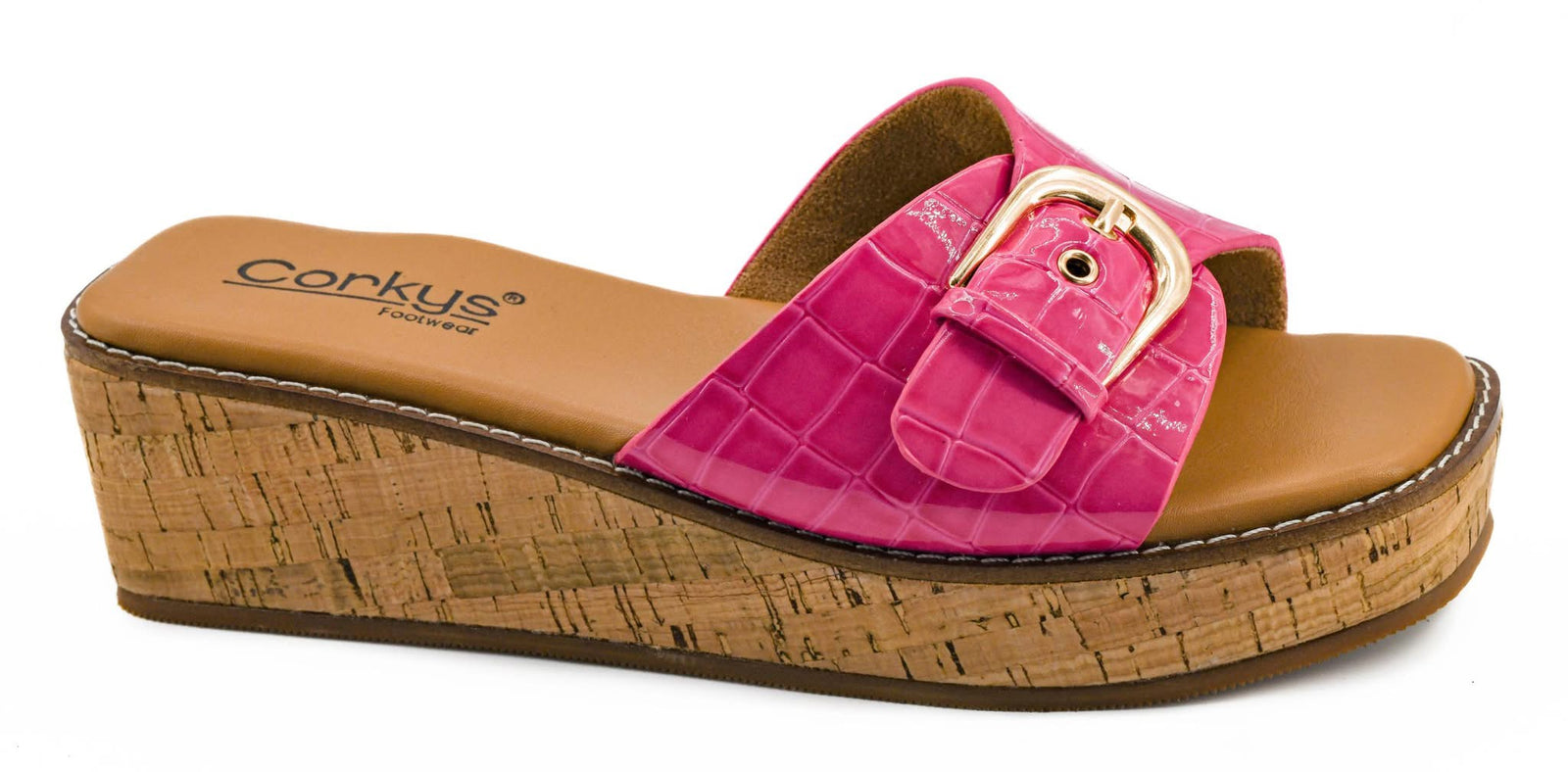 Corkys Reality in Pink Patent
