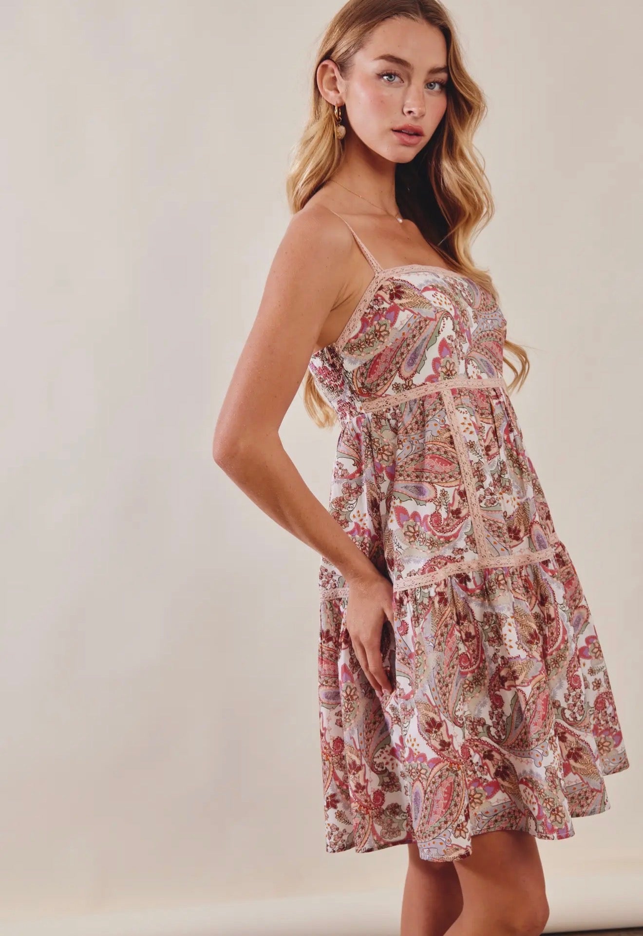 I'm Blushing Paisley Dress