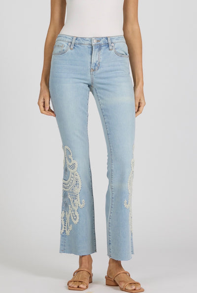 Dear John Rosa in Denim Lace