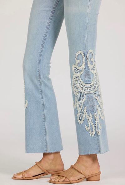 Dear John Rosa in Denim Lace
