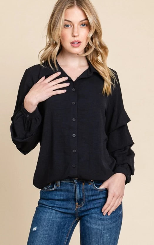 Just Fancy Black Blouse