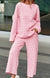 Long Sleeve Quilted Pant Set