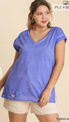 Curvy Girl V-Neck Tee