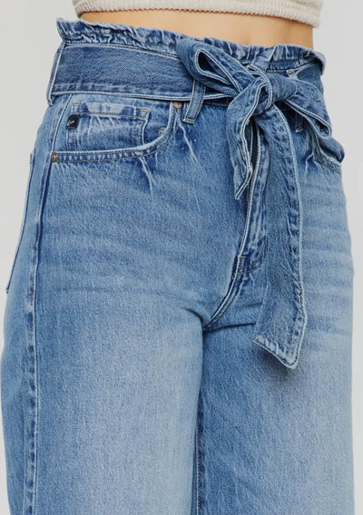 Kancan Tie Waist Denim