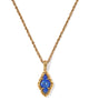 Adeline Vintage Gold Short Pendant Necklace