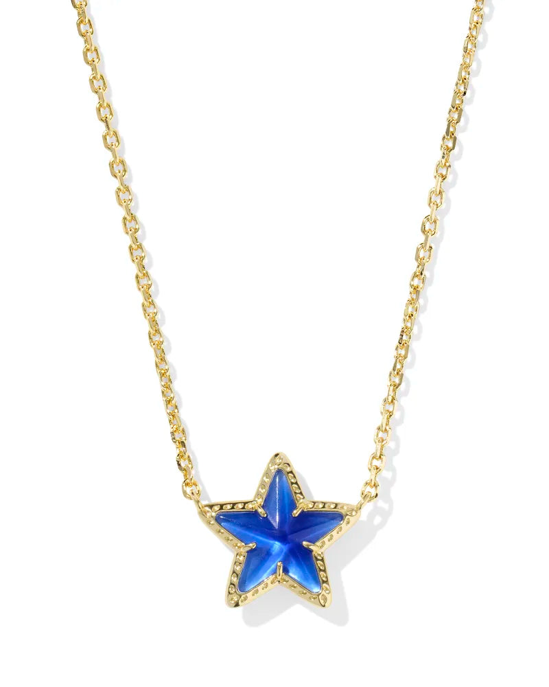 Cassidy Gold Short Pendant Necklace