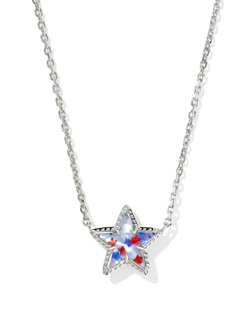 Cassidy Silver Short Pendant Necklace